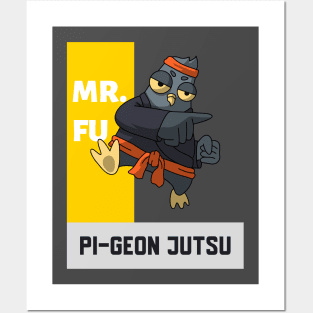 Pi-geon Jutsu Posters and Art